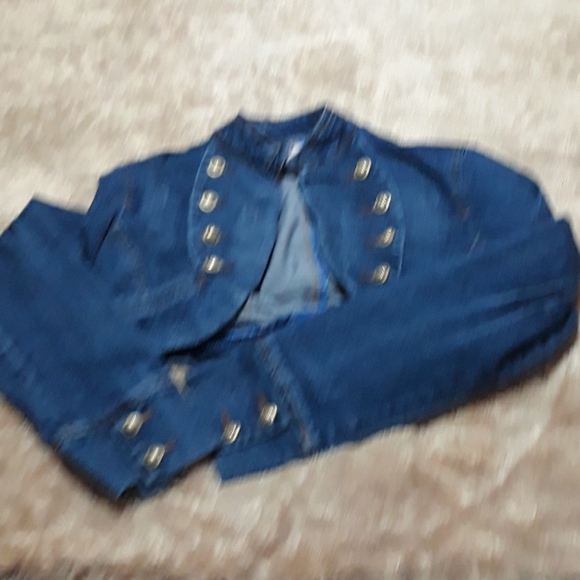 Vintage my heart candies distressed jean jacket - Picture 7 of 7